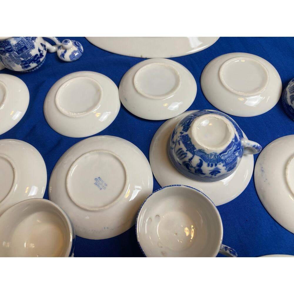 VTG Japanese Mini Tea Mixed Lot Sets Over 30 Pieces Some Marked Occupied Japan - Picture 11 of 16